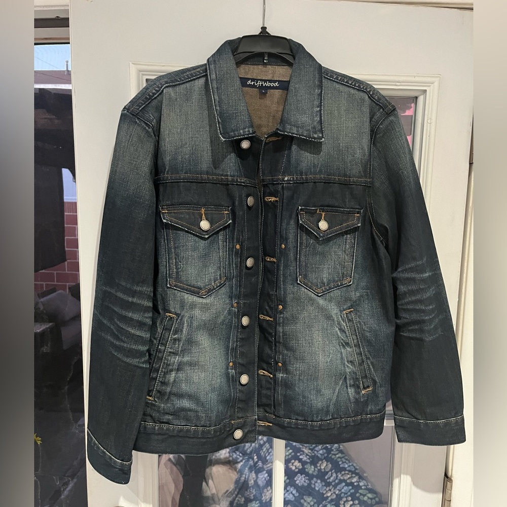 Driftwood denim jacket L